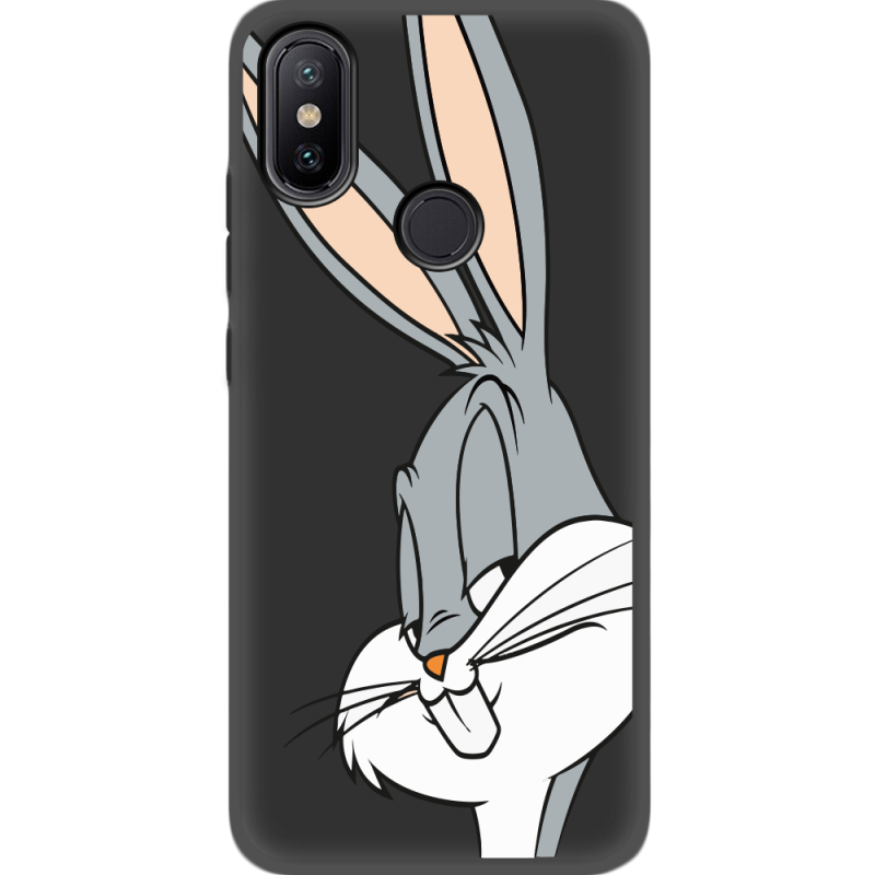 Черный чехол Uprint Xiaomi Mi 6X / A2 Lucky Rabbit