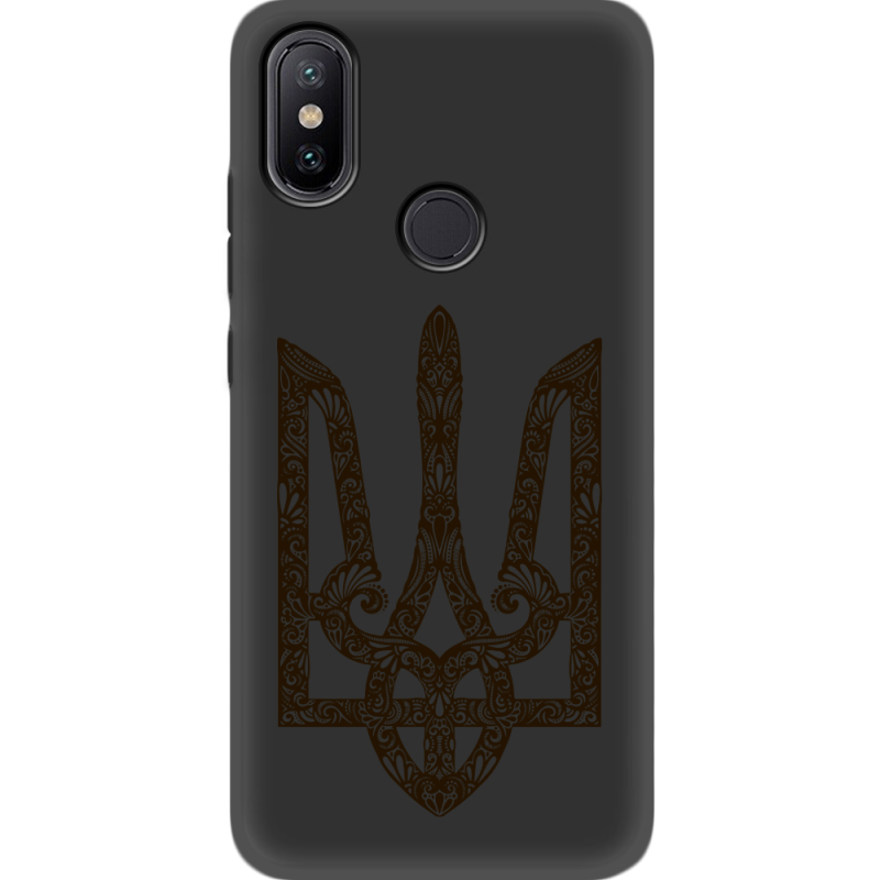 Черный чехол Uprint Xiaomi Mi 6X / A2 Ukrainian Trident