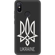 Черный чехол Uprint Xiaomi Mi 6X / A2 Тризуб монограмма ukraine