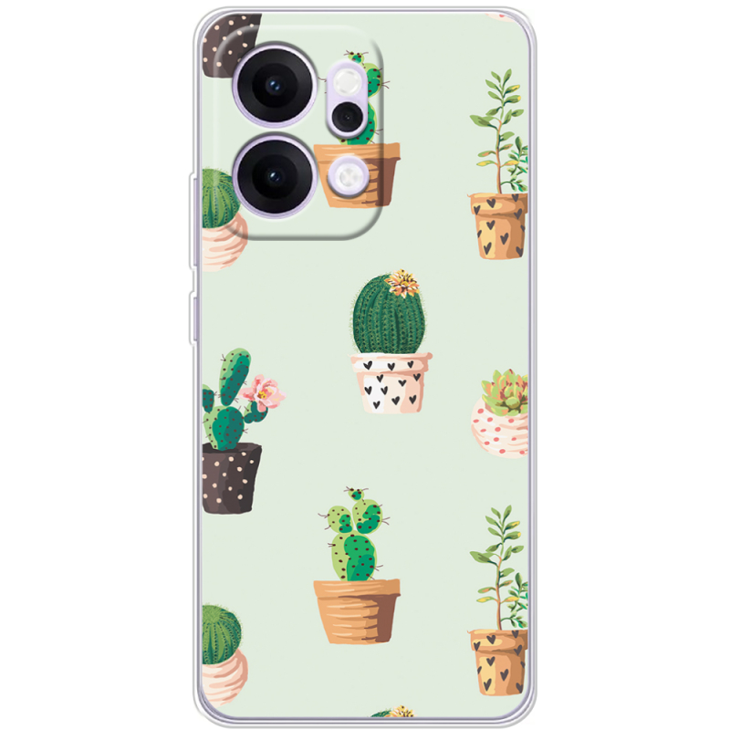 Чохол BoxFace OPPO Reno 14 Pro 5G L-green Cacti
