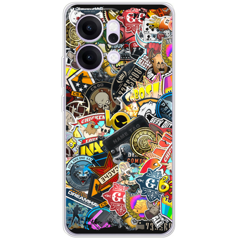 Чохол BoxFace OPPO Reno 14 Pro 5G CS:Go Stickerbombing