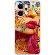 Чохол BoxFace OPPO Reno 14 Pro 5G Yellow Girl Pop Art