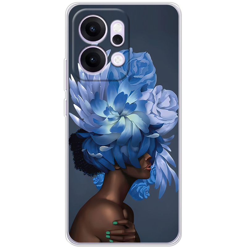 Чохол BoxFace OPPO Reno 14 Pro 5G Exquisite Blue Flowers