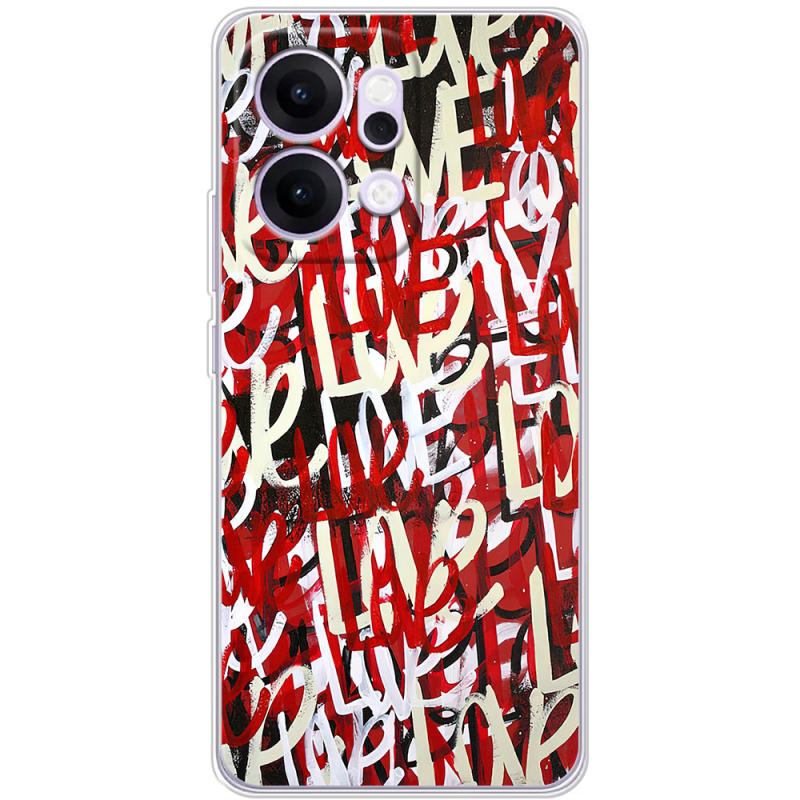Чохол BoxFace OPPO Reno 14 Pro 5G Love Graffiti