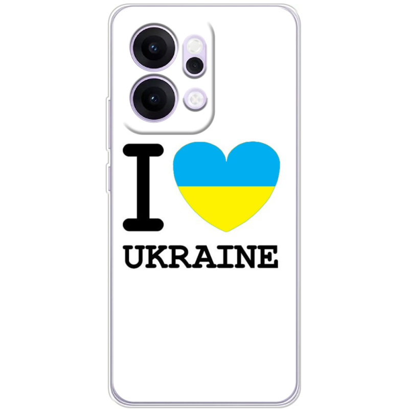 Чохол BoxFace OPPO Reno 14 Pro 5G I love Ukraine
