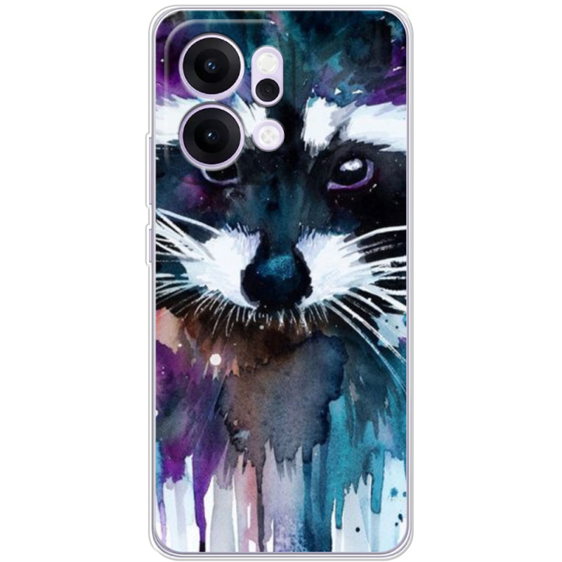 Чохол BoxFace OPPO Reno 14 Pro 5G Акварельный енот