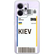 Прозорий чохол BoxFace OPPO Reno 14 Pro 5G Ticket Kiev