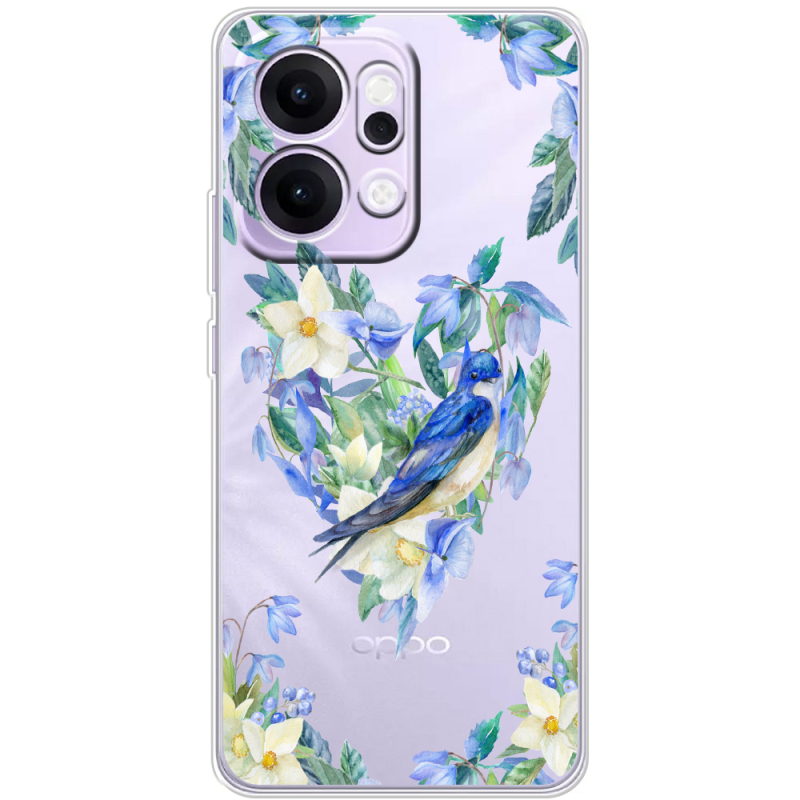 Прозорий чохол BoxFace OPPO Reno 14 Pro 5G Spring Bird
