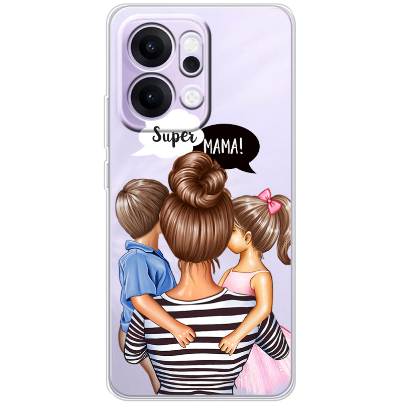 Прозорий чохол BoxFace OPPO Reno 14 Pro 5G Super Mama