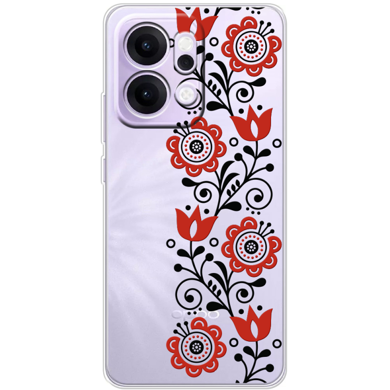 Прозорий чохол BoxFace OPPO Reno 14 Pro 5G Ethno Ornament