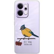 Прозорий чохол BoxFace OPPO Reno 14 Pro 5G Синиця і калина