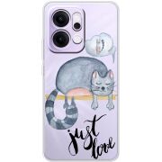 Прозорий чохол BoxFace OPPO Reno 14 Pro 5G Just Love