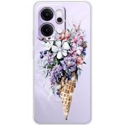 Чохол зі стразами OPPO Reno 14 Pro 5G Ice Cream Flowers