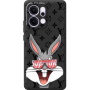 Чорний чохол BoxFace OPPO Reno 14 Pro 5G looney bunny
