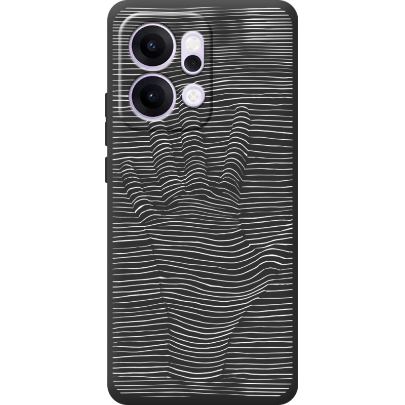 Чорний чохол BoxFace OPPO Reno 14 Pro 5G Optical Hand