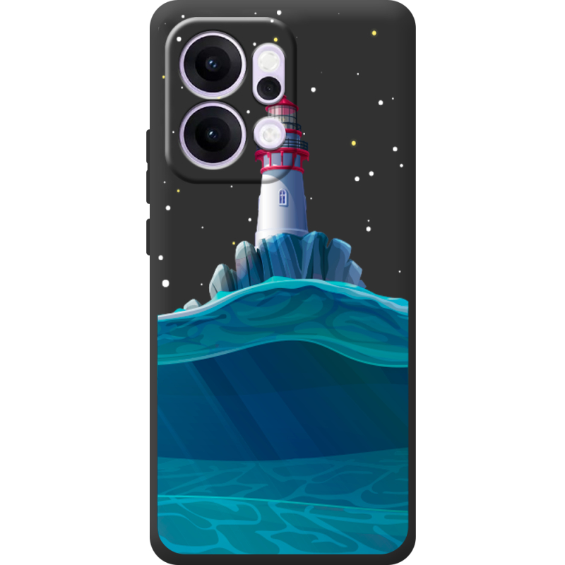 Чорний чохол BoxFace OPPO Reno 14 Pro 5G Lighthouse