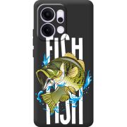 Чорний чохол BoxFace OPPO Reno 14 Pro 5G Fish