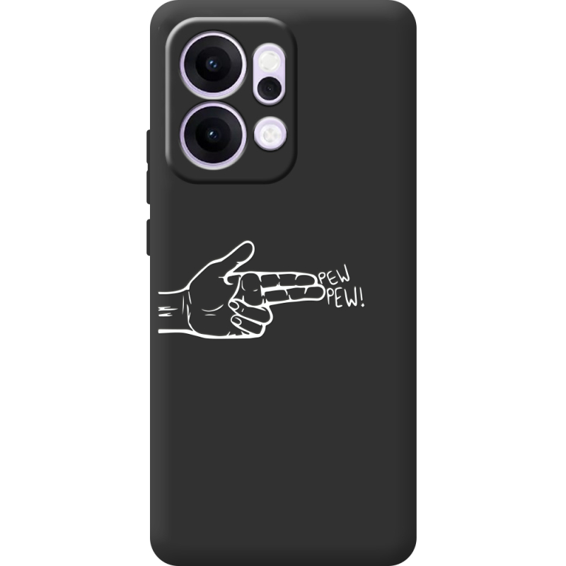 Чорний чохол BoxFace OPPO Reno 14 Pro 5G Pew Pew