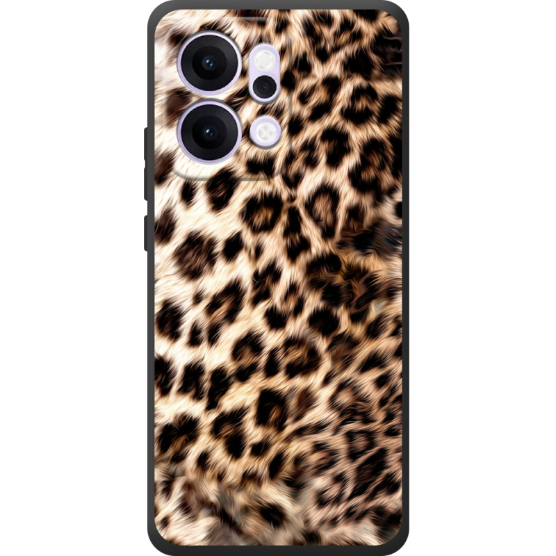 Чорний чохол BoxFace OPPO Reno 14 Pro 5G Леопардовий