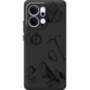 Чорний чохол BoxFace OPPO Reno 14 Pro 5G Mountains