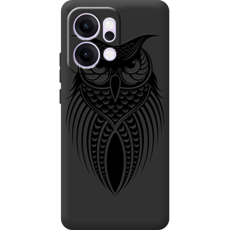 Чорний чохол BoxFace OPPO Reno 14 Pro 5G Owl