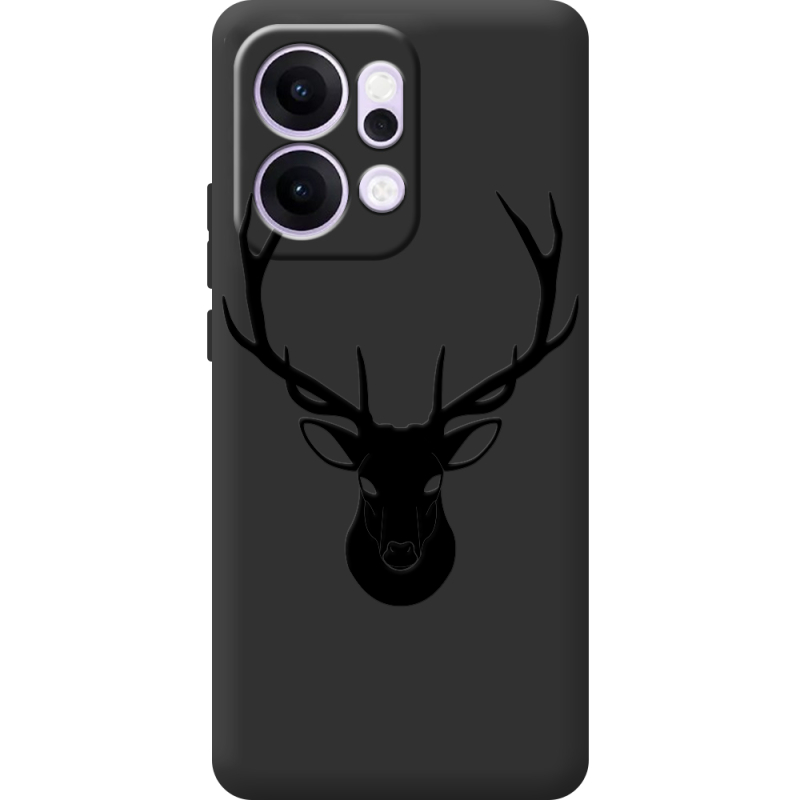 Чорний чохол BoxFace OPPO Reno 14 Pro 5G Deer