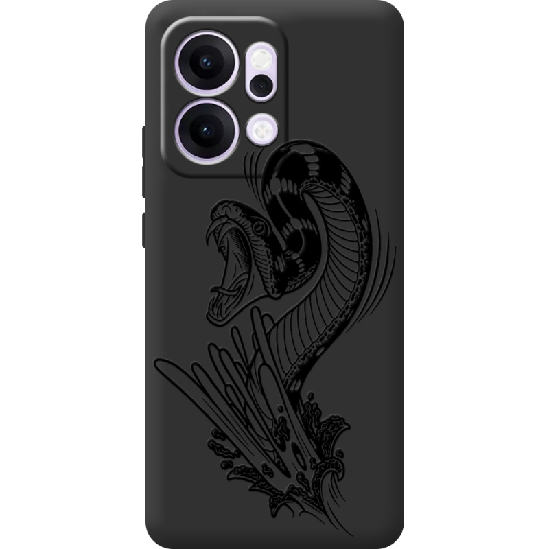 Чорний чохол BoxFace OPPO Reno 14 Pro 5G Snake