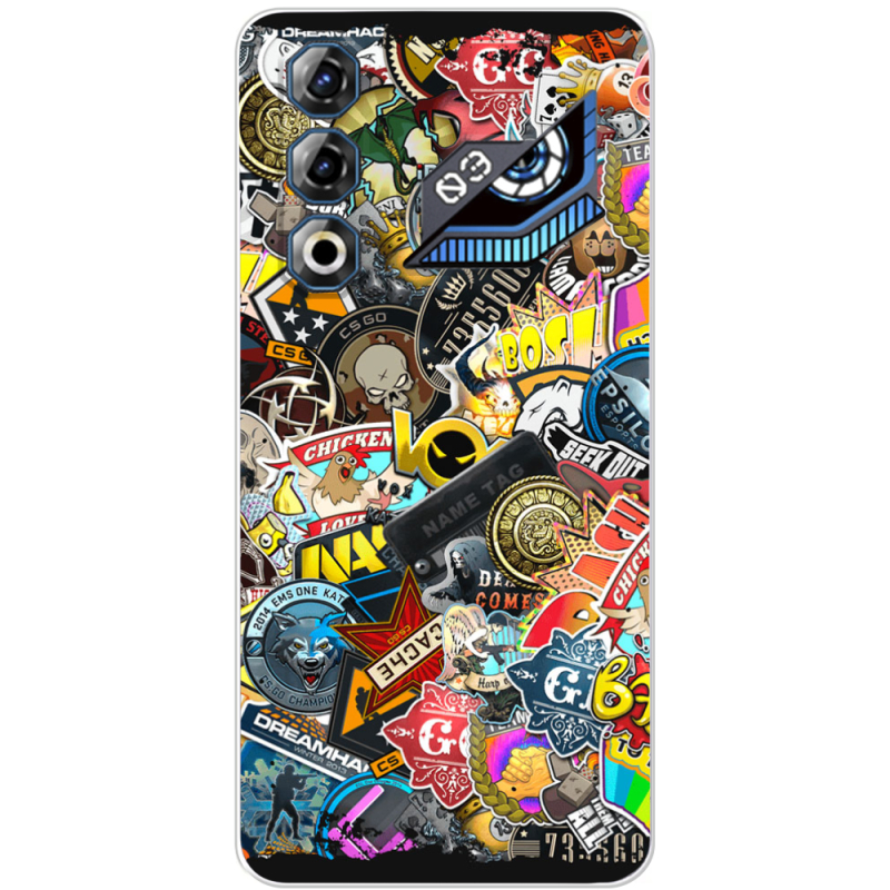 Чохол BoxFace Nubia Neo 3 GT 5G CS:Go Stickerbombing