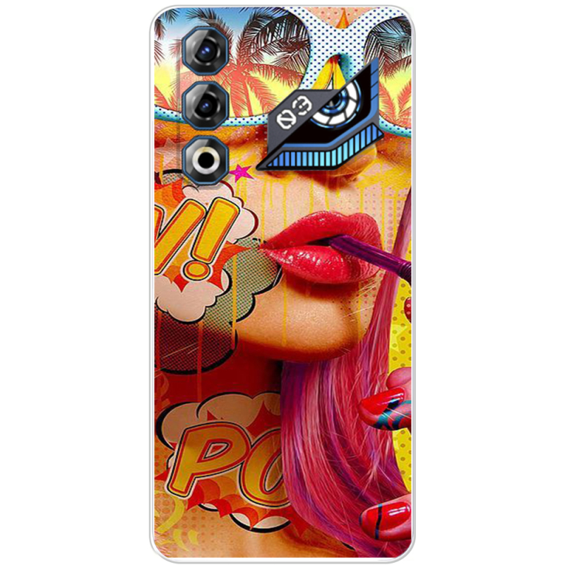Чохол BoxFace Nubia Neo 3 GT 5G Yellow Girl Pop Art