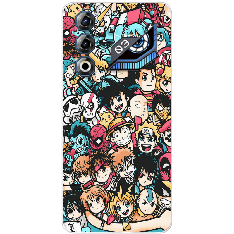 Чохол BoxFace Nubia Neo 3 GT 5G Anime Stickers
