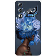 Чохол BoxFace Nubia Neo 3 GT 5G Exquisite Blue Flowers