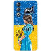 Чохол BoxFace Nubia Neo 3 GT 5G Україна дівчина з букетом