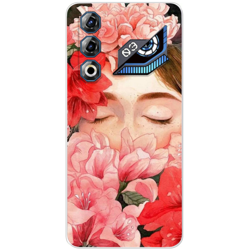 Чохол BoxFace Nubia Neo 3 GT 5G Girl in Flowers
