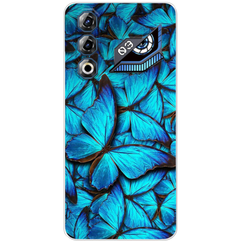 Чохол BoxFace Nubia Neo 3 GT 5G лазурные бабочки