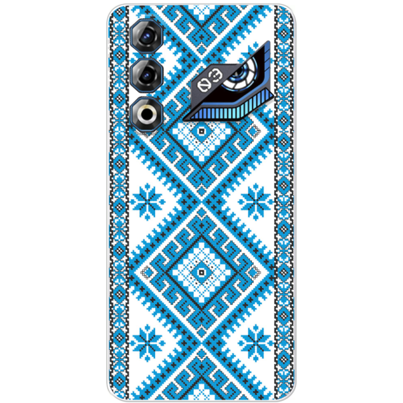 Чохол BoxFace Nubia Neo 3 GT 5G Блакитний Орнамент