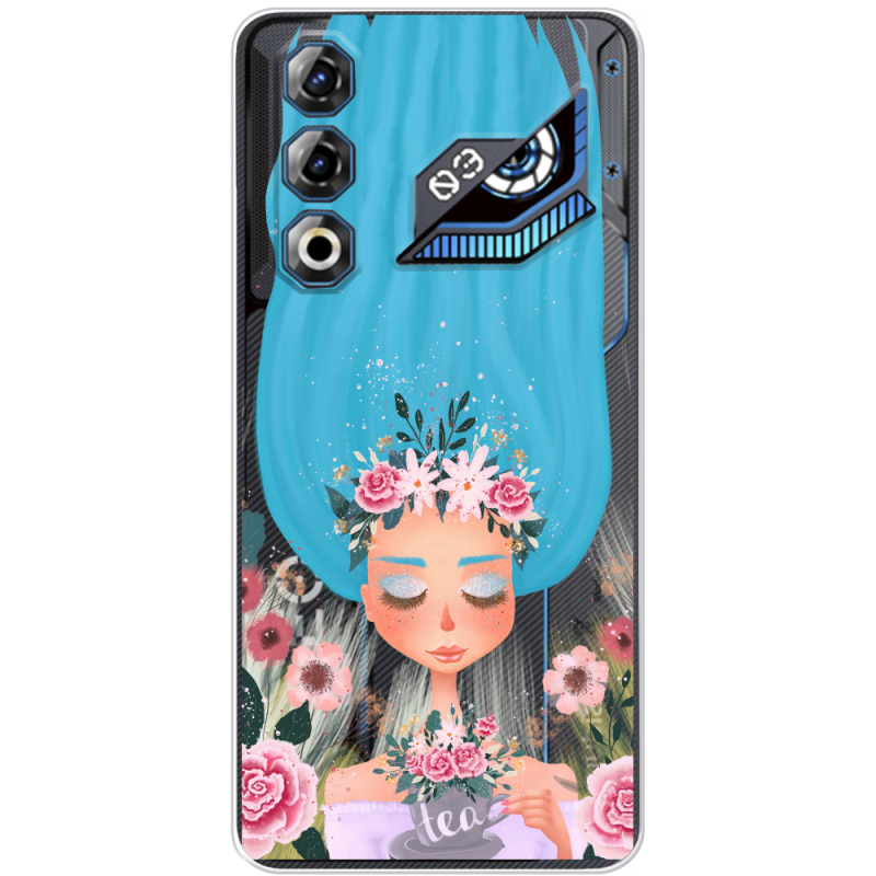 Прозорий чохол BoxFace Nubia Neo 3 GT 5G Blue Hair