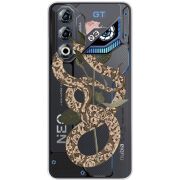Прозорий чохол BoxFace Nubia Neo 3 GT 5G Glamor Snake