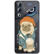 Прозорий чохол BoxFace Nubia Neo 3 GT 5G Dog Coffeeman