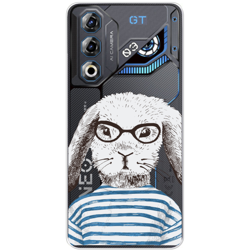 Прозорий чохол BoxFace Nubia Neo 3 GT 5G MR. Rabbit