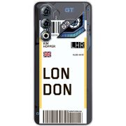 Прозорий чохол BoxFace Nubia Neo 3 GT 5G Ticket London