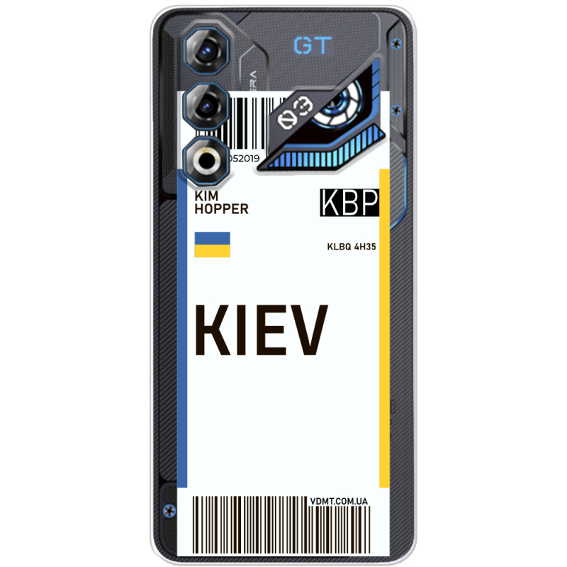 Прозорий чохол BoxFace Nubia Neo 3 GT 5G Ticket Kiev