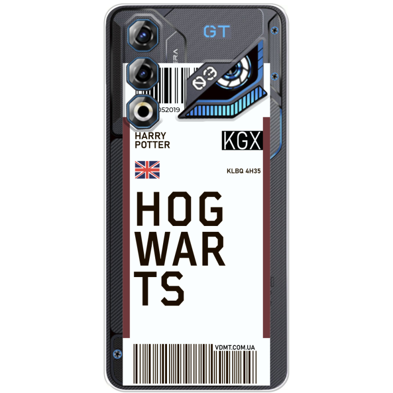 Прозорий чохол BoxFace Nubia Neo 3 GT 5G Ticket Hogwarts