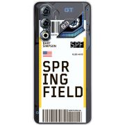 Прозорий чохол BoxFace Nubia Neo 3 GT 5G Ticket Springfield