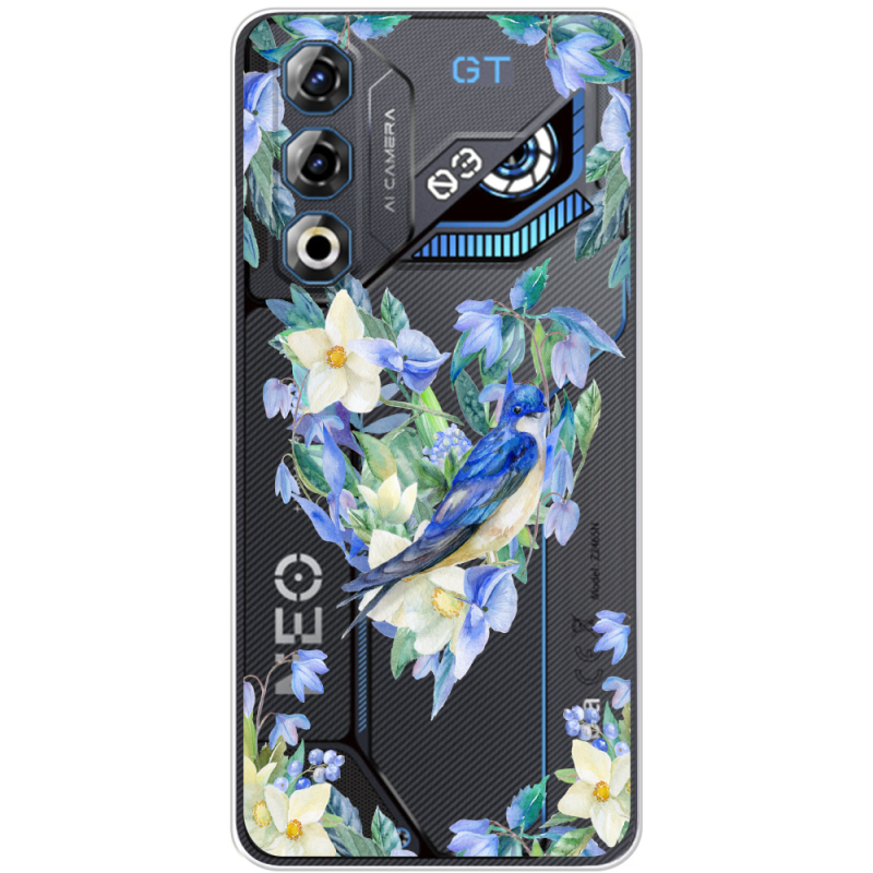 Прозорий чохол BoxFace Nubia Neo 3 GT 5G Spring Bird