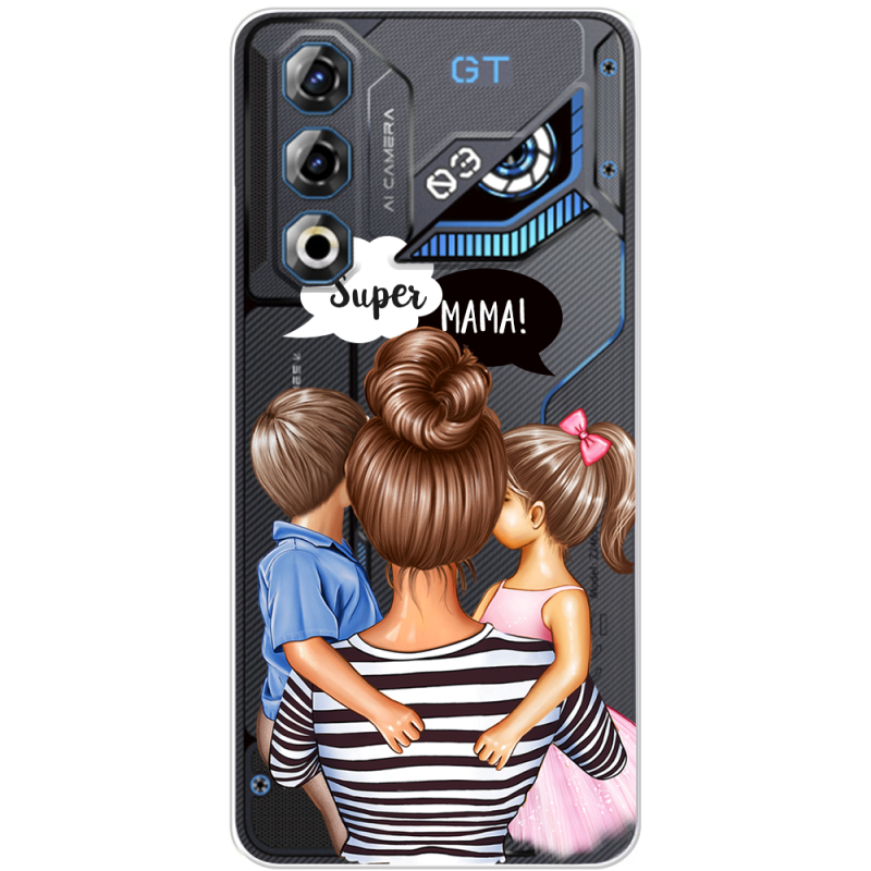 Прозорий чохол BoxFace Nubia Neo 3 GT 5G Super Mama