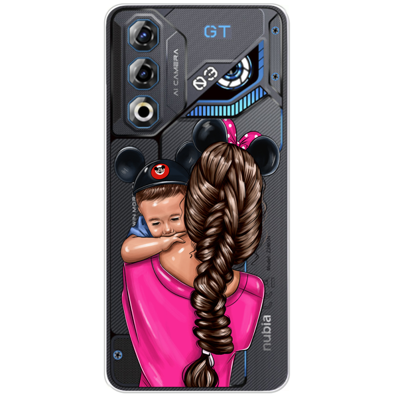 Прозорий чохол BoxFace Nubia Neo 3 GT 5G Mouse Mommy