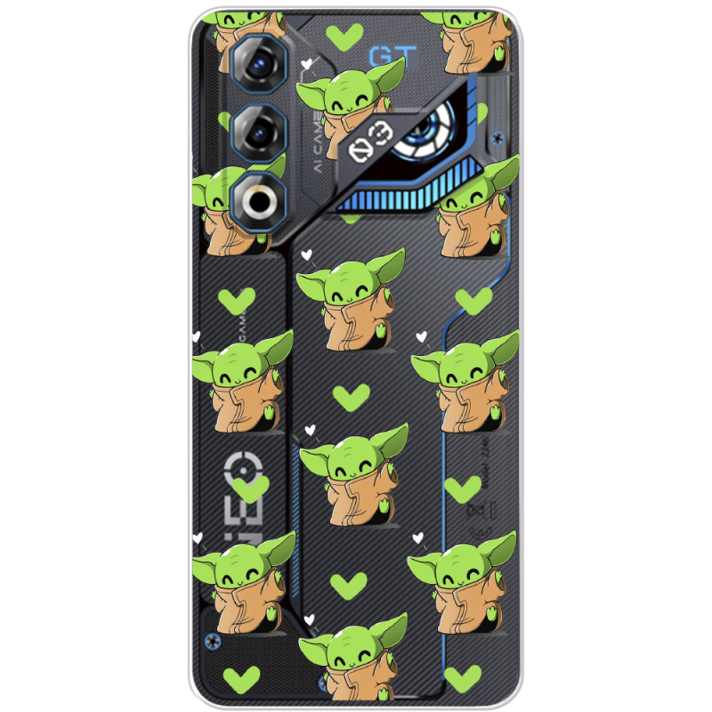 Прозорий чохол BoxFace Nubia Neo 3 GT 5G Pattern Baby Yoda