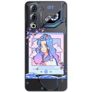 Прозорий чохол BoxFace Nubia Neo 3 GT 5G The Sakuras Will Cry For You