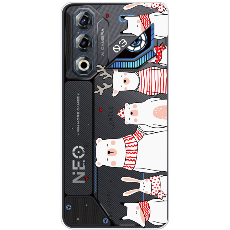 Прозорий чохол BoxFace Nubia Neo 3 GT 5G The Friendly Beasts