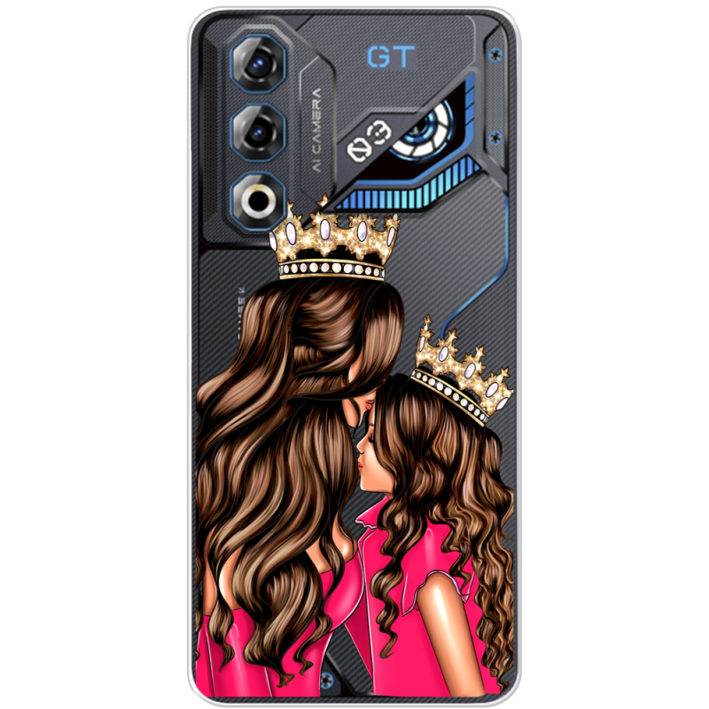 Прозорий чохол BoxFace Nubia Neo 3 GT 5G Queen and Princess